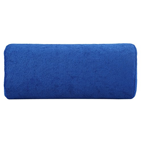 Handkissen, Waschlappen, Schwamm, halbrund, Maniküre-Handkissen, waschbar, abnehmbares Kissen für die Verwendung durch Nagelstudio-Schule, Nageltechniker (Royal Blue) von BORDSTRACT