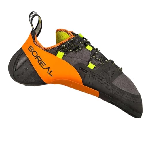 BOREAL Unisex Crux Lace Kletterschuhe, orange-Graphit, 38.5|39 von BOREAL
