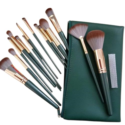 14-teiliges Make-up-Pinsel-Set, hochwertiges synthetisches Puder, Foundation, Konturen, Rouge, Concealer, Lidschatten, Blending Liner, Make-up-Pinsel-Set von BORGBAR