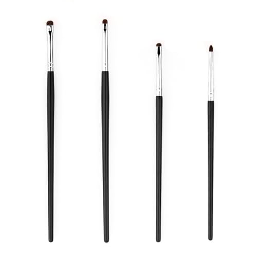 4-teiliges natürliches Augen-Make-up-Pinsel-Set, Lidschatten-Pinsel, Augenbrauen-Pinsel, Konturen, Eyeliner-Pinsel, Damenaugen, Kosmetik, Verblenden, Detail-Make-Up-Werkzeuge von BORGBAR