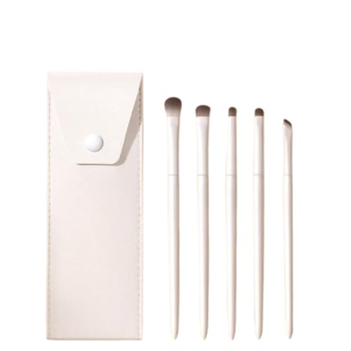 5-teiliges Lidschatten-Pinsel-Set, Upgrade-Klinge, Eyeliner-Pinsel, ultradünn, feiner Winkel, flacher Augenbrauenpinsel, Liner, Augenbrauenplatz, Make-up-Pinsel, präziser Detail-Pinsel von BORGBAR