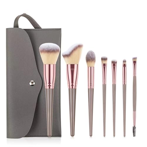 7-teiliges Kosmetikpinsel-Set für Lidschatten, Rouge, Gesicht, Eyeliner, Augenbrauen, Lippen, Nase, Foundation, Puder, Make-up-Pinsel-Set 7-teiliges Kosmetikpinsel-Set für Lidschatten, Rouge, Gesicht, Eyeliner, Augenbrauen, Lippen, Nase, Foundation, Puder, Make-up-Pinsel-Set von BORGBAR