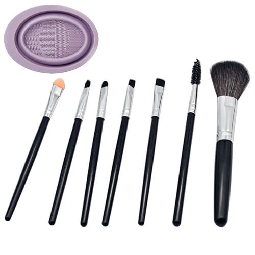 7-teiliges Make-up-Pinsel-Set, Grundierung, Concealer, Rouge, Konturen, Puder, Lidschatten, Mischpinsel von BORGBAR