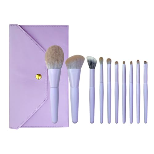 Make-up-Pinsel, synthetische Borsten, Foundation, Puder, Concealer, Lidschatten, 10-teiliges Pinsel-Set, reisefreundlich, Geschenkset, tierversuchsfrei und vegan Make-up-Pinsel, synthetische Borsten, Foundation, Puder, Concealer, Lidschatten, 10-teiliges Pinsel-Set, reisefreundlich, Geschenkset, tierversuchsfrei und vegan von BORGBAR