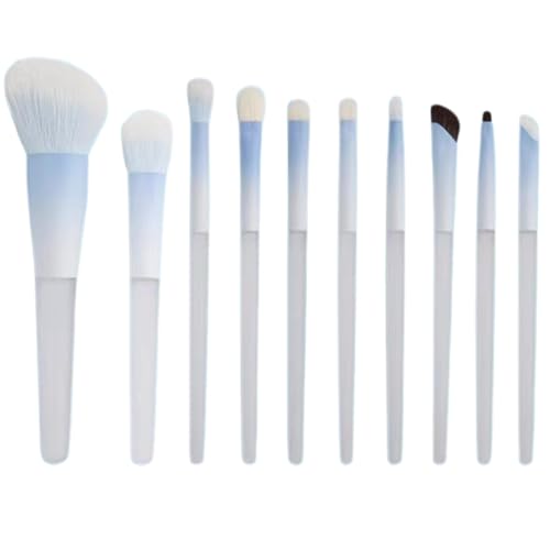 Make-up-Pinsel-Set, 10-teilig, Kristallstab, Make-up-Künstler, spezieller Lidschatten, Rouge, Smudge-Pinsel-Set, Beauty-Werkzeuge, Make-up-Pinsel-Set (Pinsel 10 Stück) von BORGBAR