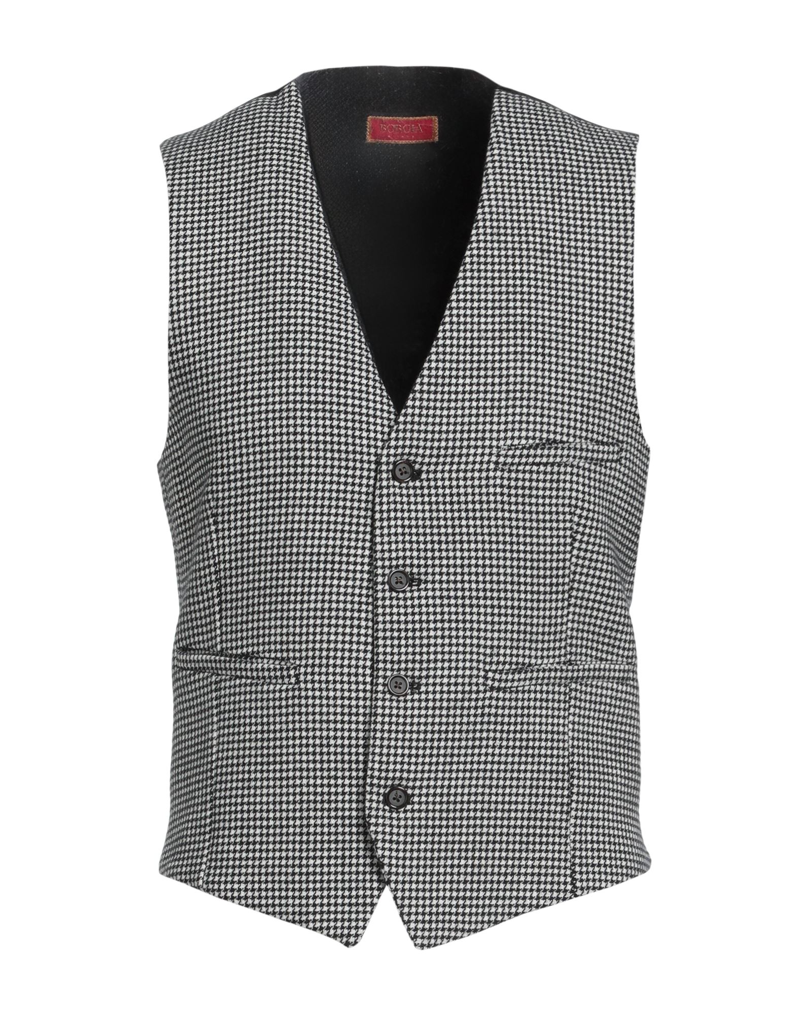 BORGIA  Milano Couture-weste Herren Schwarz von BORGIA  Milano