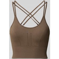 BORN LIVING YOGA Bustier in Ripp-Optik Modell 'India' in Taupe, Größe M BORN LIVING YOGA Bustier in Ripp-Optik Modell 'India' in Taupe, Größe M von BORN LIVING YOGA