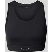 BORN LIVING YOGA Bustier mit Label-Print Modell 'Nara' in Black, Größe M BORN LIVING YOGA Bustier mit Label-Print Modell 'Nara' in Black, Größe M von BORN LIVING YOGA