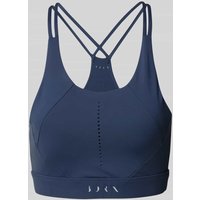 BORN LIVING YOGA Bustier mit Label-Print Modell 'Saril' in Rauchblau, Größe XS BORN LIVING YOGA Bustier mit Label-Print Modell 'Saril' in Rauchblau, Größe XS von BORN LIVING YOGA