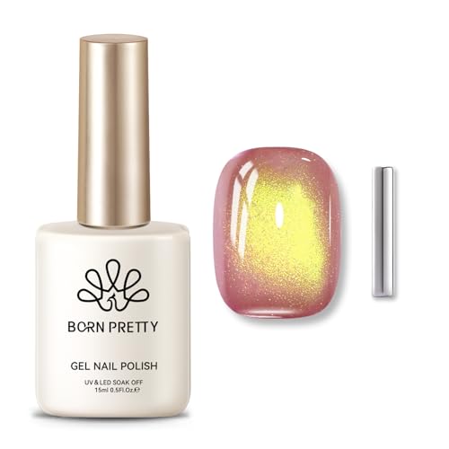 Born Pretty Cat Magnetic Eye Gel Farbverlauf von Gelb Nach Violett UV Nagellack Passionsfrucht Magnetic Nail Polish Maniküre und Nagelkunst DIY zu Hause Born Pretty Cat Magnetic Eye Gel Farbverlauf von Gelb Nach Violett UV Nagellack Passionsfrucht Magnetic Nail Polish Maniküre und Nagelkunst DIY zu Hause von BORN PRETTY