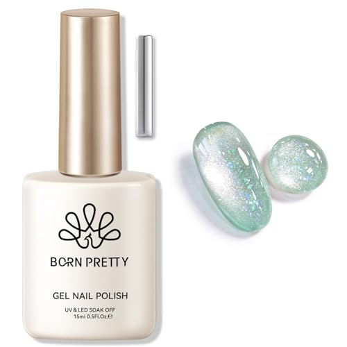 Born Pretty Cat Magnetic Eye Gel Minze Grün Glitzer Flocken Aurora UV Nagellack Magnetic Nail Polish Maniküre und Nagelkunst DIY zu Hause Born Pretty Cat Magnetic Eye Gel Minze Grün Glitzer Flocken Aurora UV Nagellack Magnetic Nail Polish Maniküre und Nagelkunst DIY zu Hause von BORN PRETTY