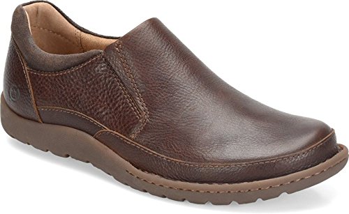 BORN Herren Nigel Slip On Brown 10 M, Braun, 43 EU von BORN