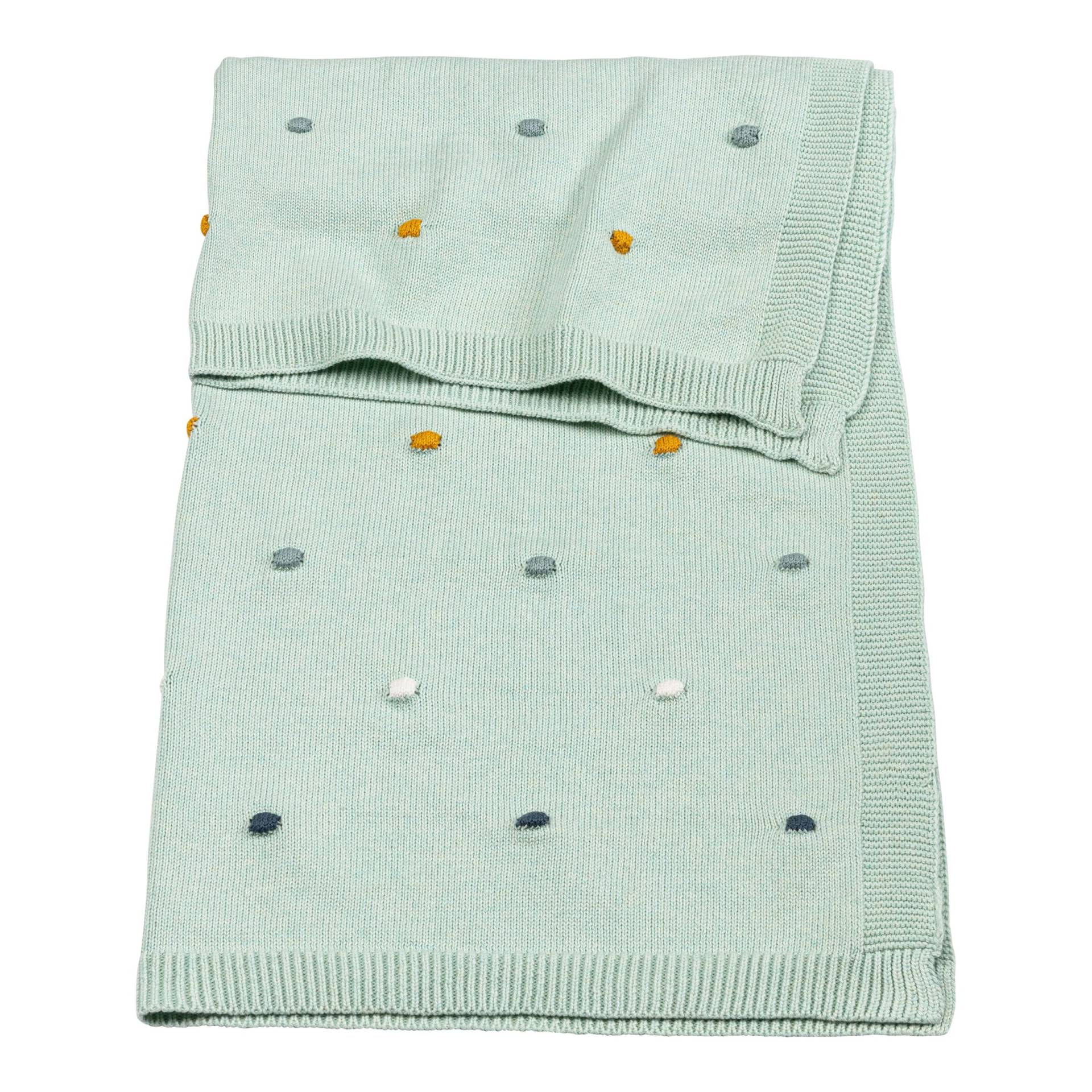 Bornino Home Babydecke Dots 80x100 cm von BORNINO HOME