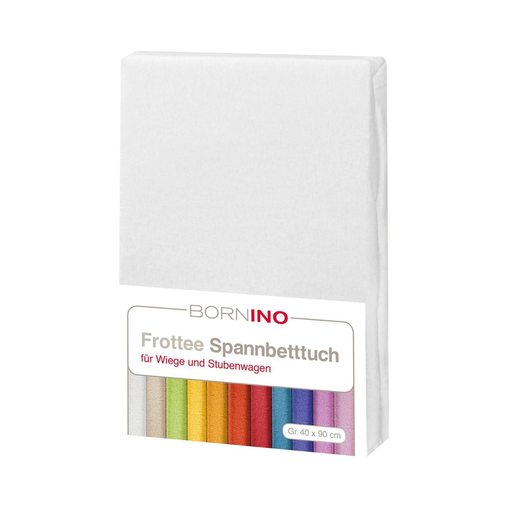 Bornino Home Frottee-Spannbetttuch 40x90 cm von BORNINO HOME