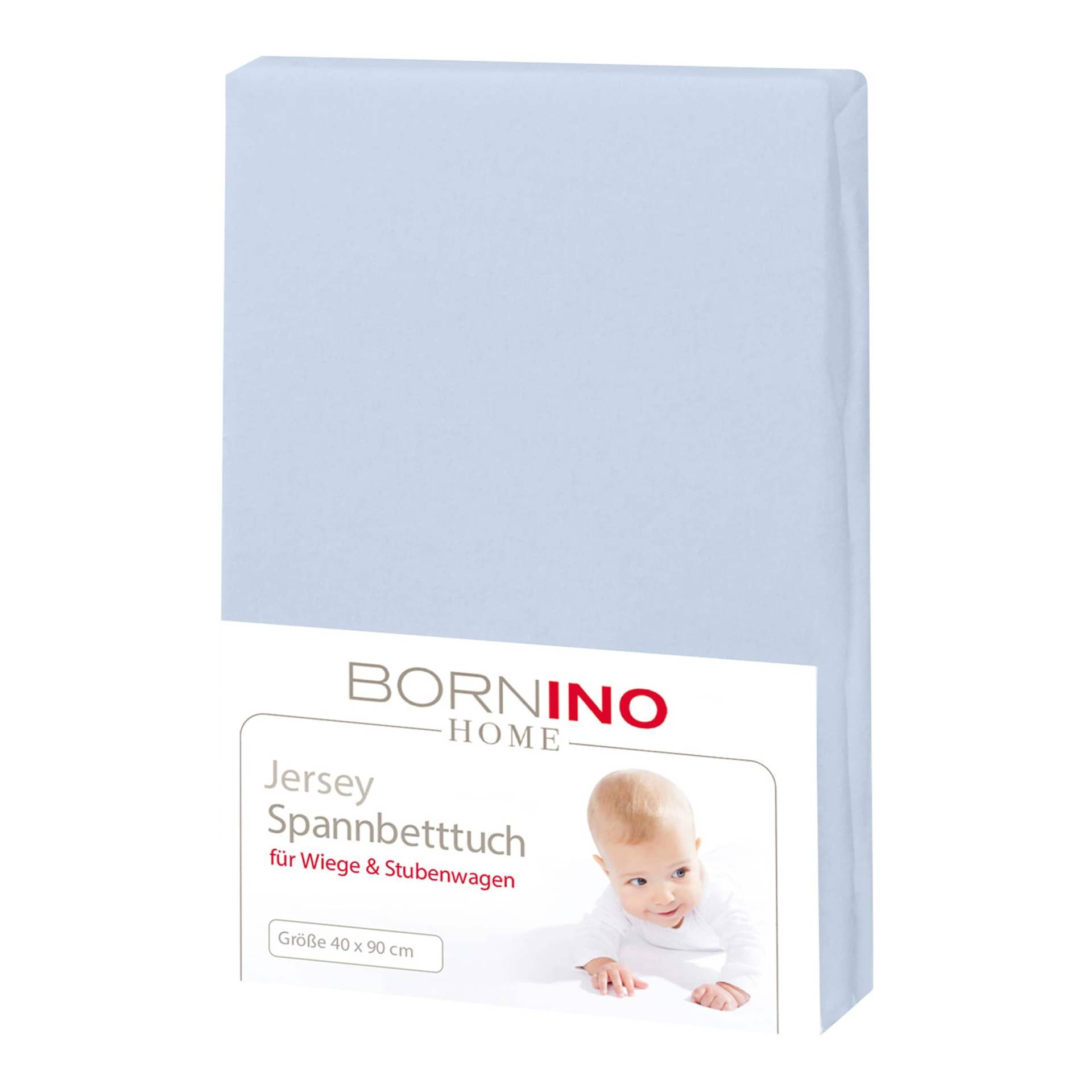 Bornino Home Jersey-Spannbetttuch 40x90 cm von BORNINO HOME