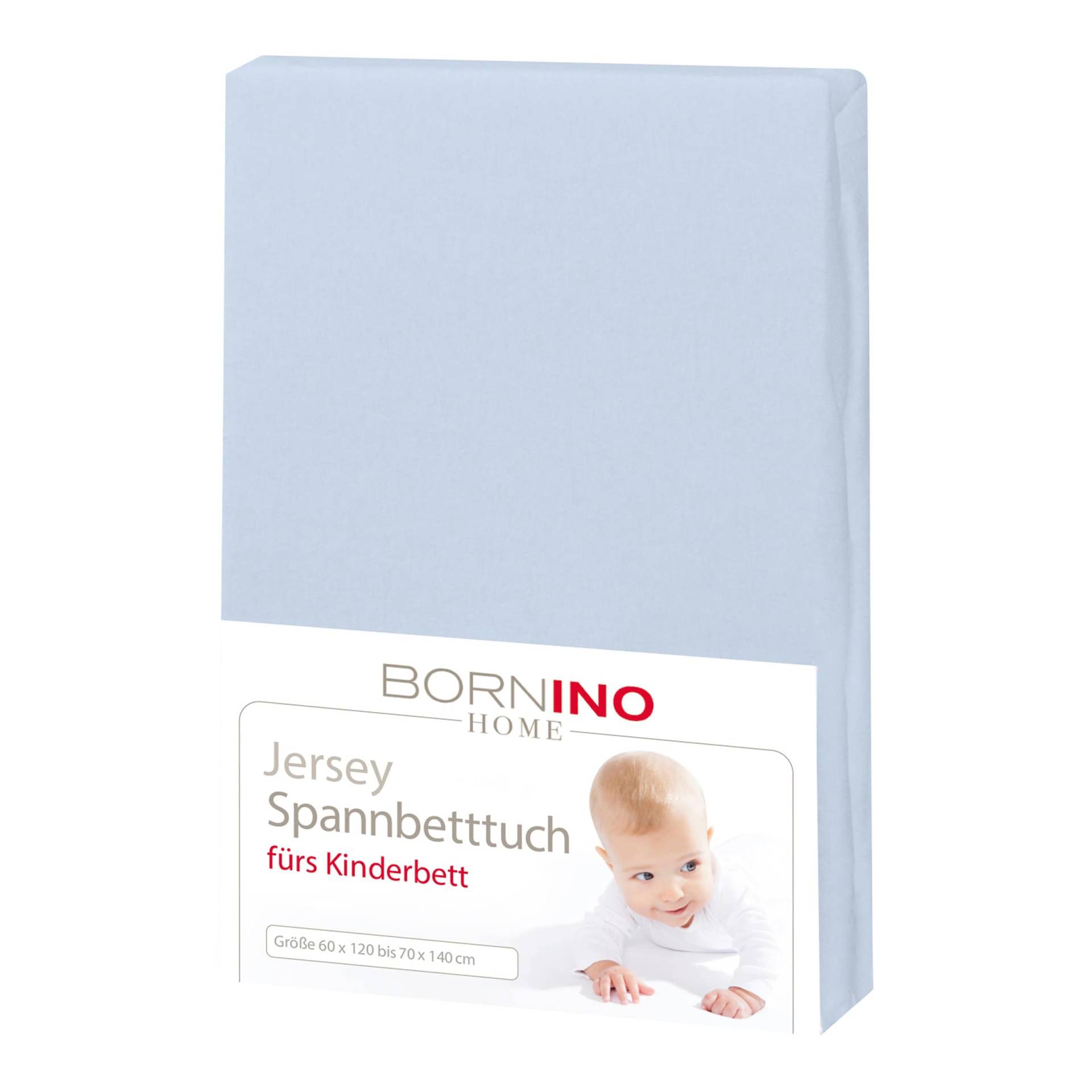 Bornino Home Jersey-Spannbetttuch 60x120 cm - 70x140 cm von BORNINO HOME