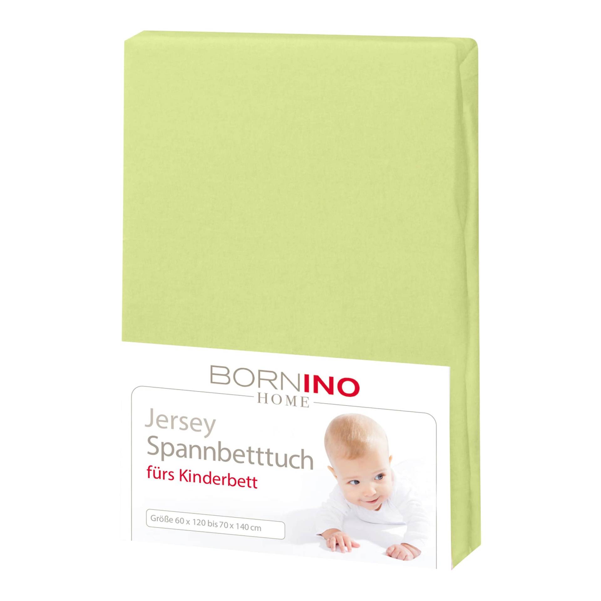 Bornino Home Jersey-Spannbetttuch 60x120 cm - 70x140 cm von BORNINO HOME