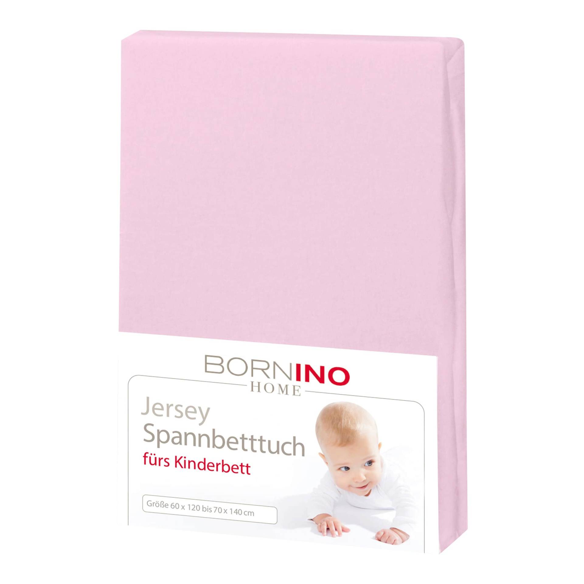 Bornino Home Jersey-Spannbetttuch 60x120 cm - 70x140 cm von BORNINO HOME