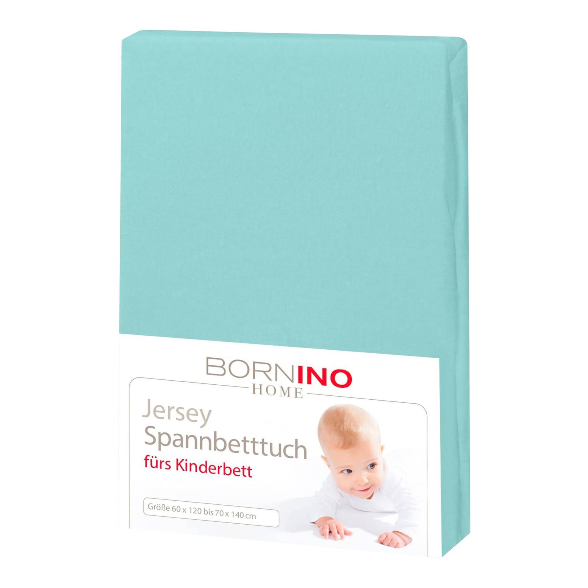 Bornino Home Jersey-Spannbetttuch 60x120 cm - 70x140 cm von BORNINO HOME