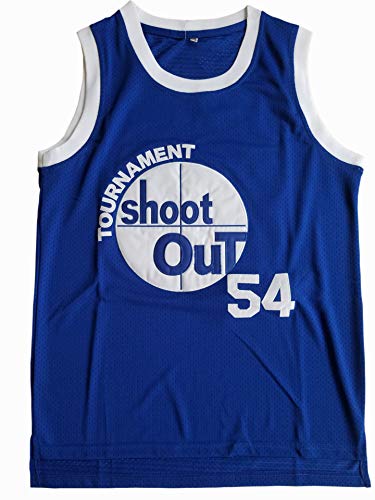 BOROLIN Herren Turnier-Shoot Out #54 Watson Basketball-Trikot - Blau - Mittel von BOROLIN