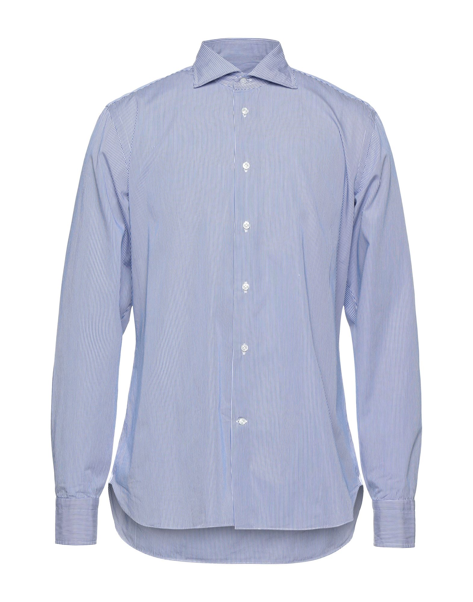 BORRIELLO NAPOLI Hemd Herren Blau von BORRIELLO NAPOLI