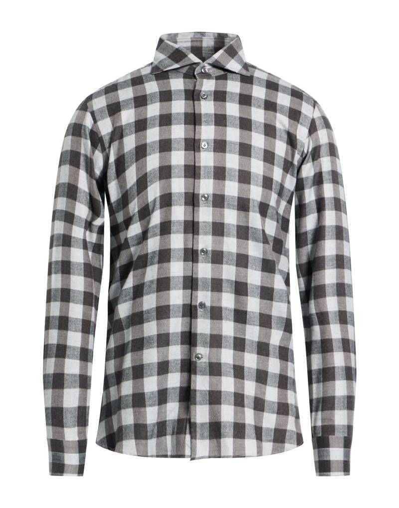 BORRIELLO NAPOLI Hemd Herren Dunkelbraun von BORRIELLO NAPOLI