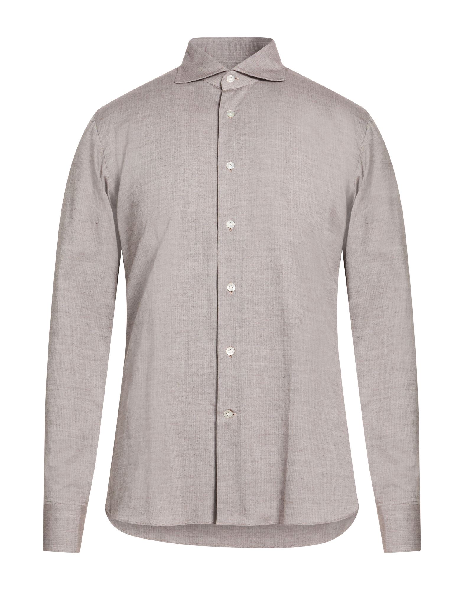 BORRIELLO NAPOLI Hemd Herren Grau von BORRIELLO NAPOLI