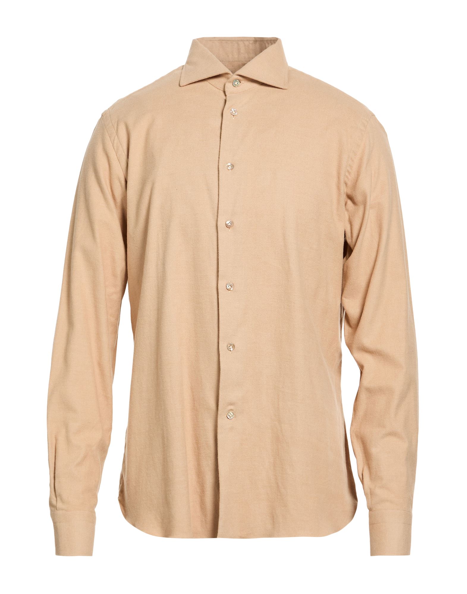 BORRIELLO NAPOLI Hemd Herren Sand von BORRIELLO NAPOLI