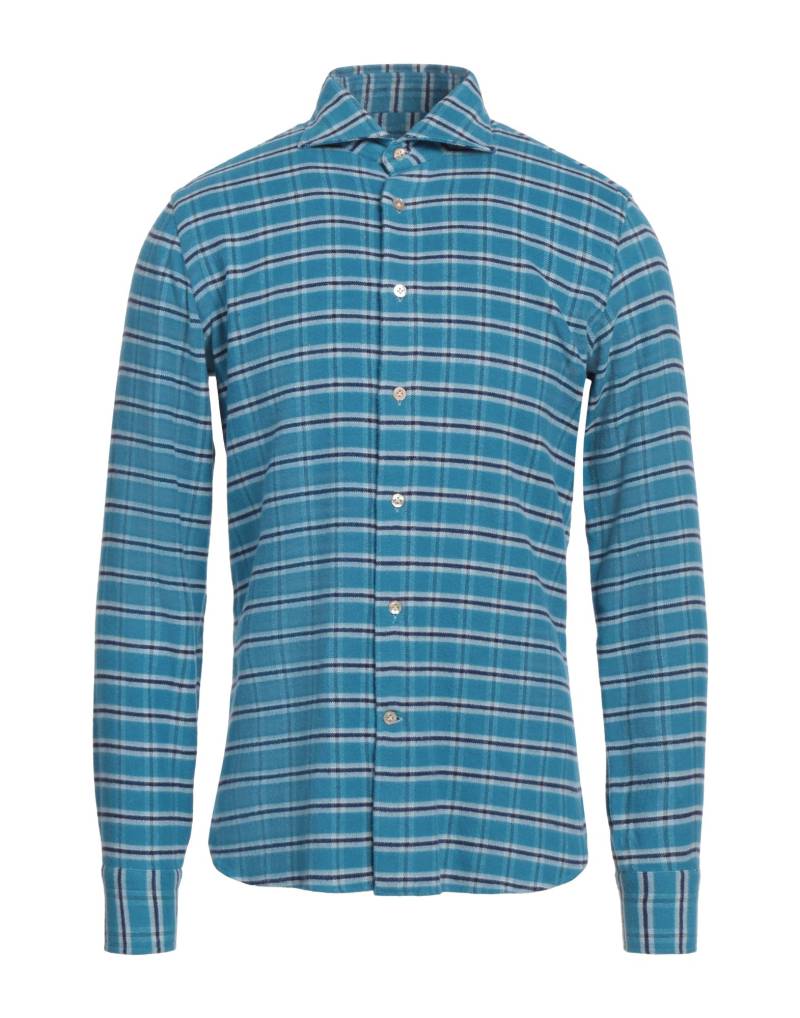 BORRIELLO NAPOLI Hemd Herren Tūrkis von BORRIELLO NAPOLI