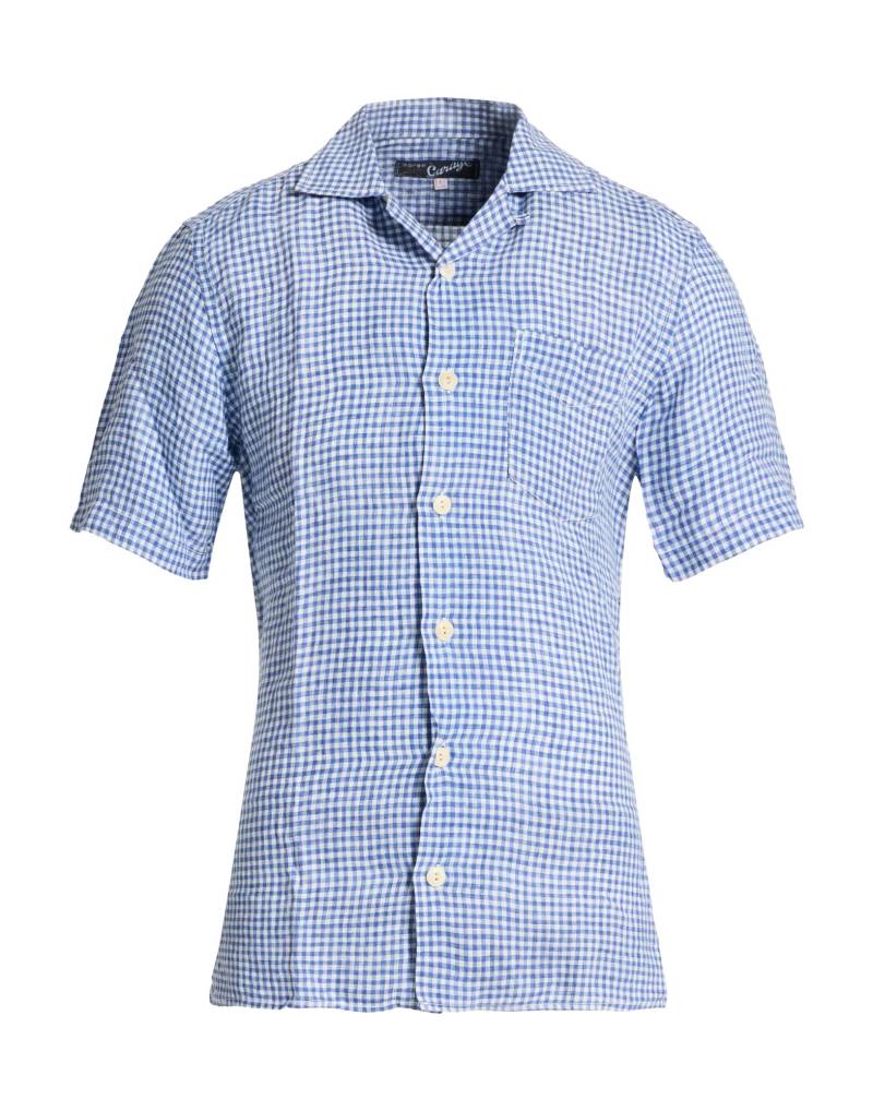 BORSA GARAGE Hemd Herren Blau von BORSA GARAGE