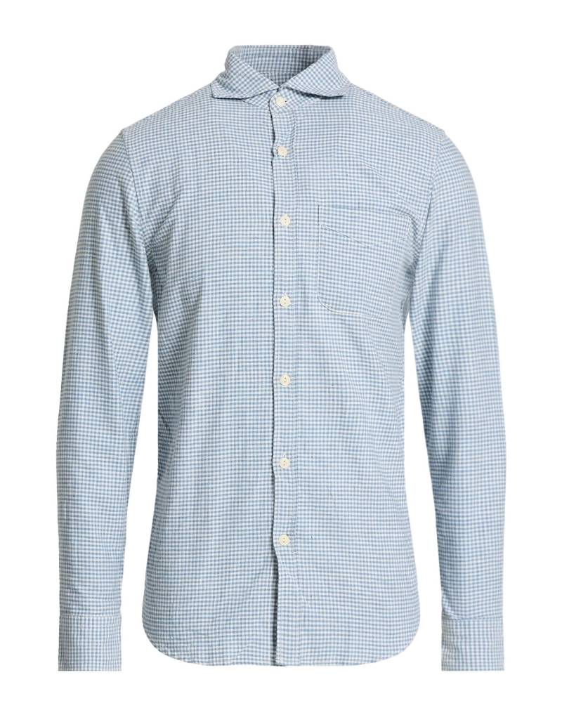 BORSA GARAGE Hemd Herren Hellblau von BORSA GARAGE