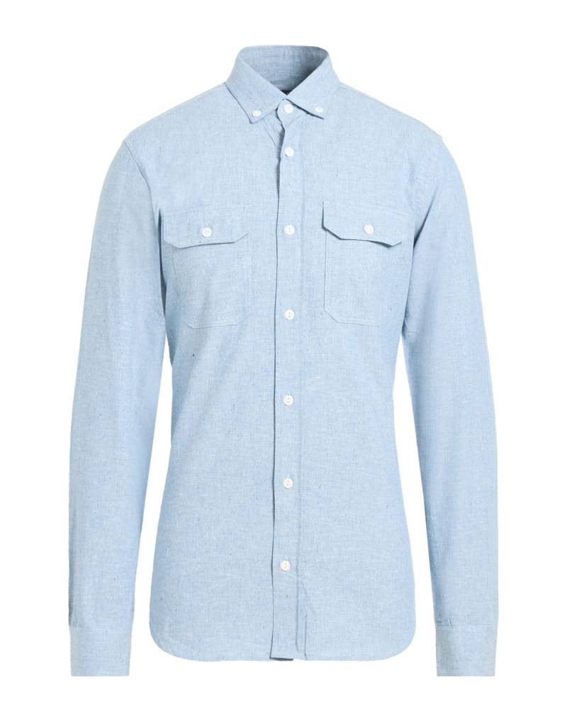 BORSA GARAGE Hemd Herren Himmelblau von BORSA GARAGE