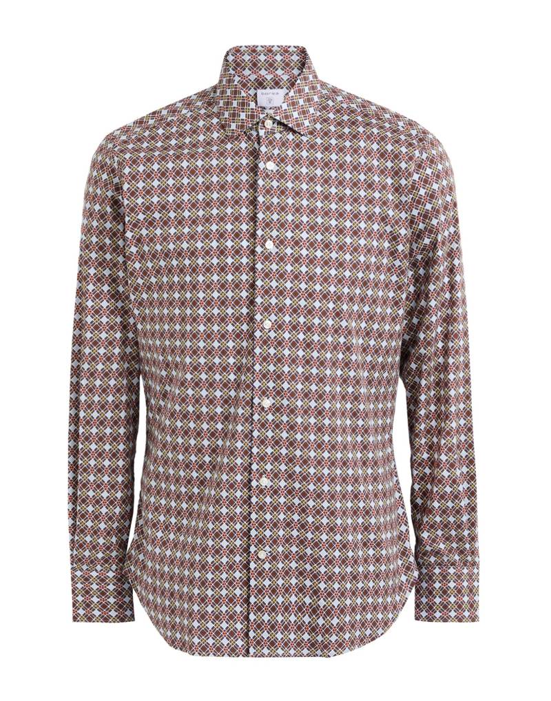 BORSA Hemd Herren Schokobraun von BORSA