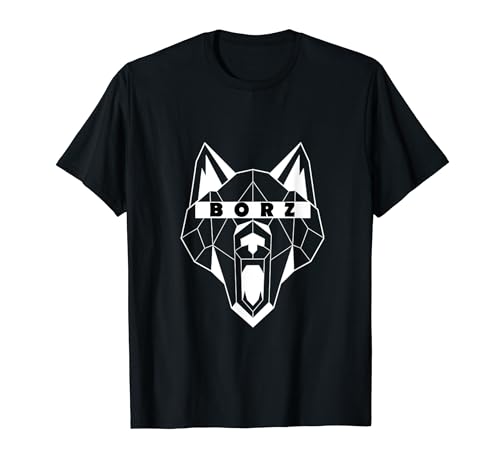 BORZ T-Shirt Schwarz Klassisch Unisex Erwachsene, Kinder Kurzarm Crew-Ausschnitt Small BORZ T-Shirt Schwarz Klassisch Unisex Erwachsene, Kinder Kurzarm Crew-Ausschnitt Small von BORZ