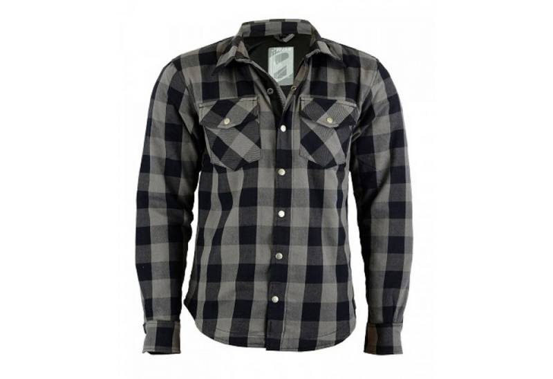 BOS Motorradjacke Lumber Jacket - grau - 4XL von BOS