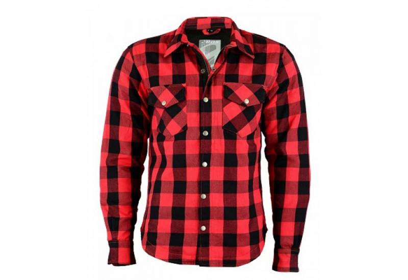 BOS Motorradjacke Lumber Jacket - rot - 4XL von BOS