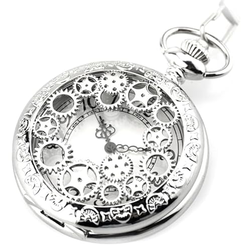 BOSHIYA Männer mechanische Getriebe Quartz Taschenuhr Männer, Frauen, Vater, Großvater - Geburtstags- und Jubiläumsgeschenke von BOSHIYA