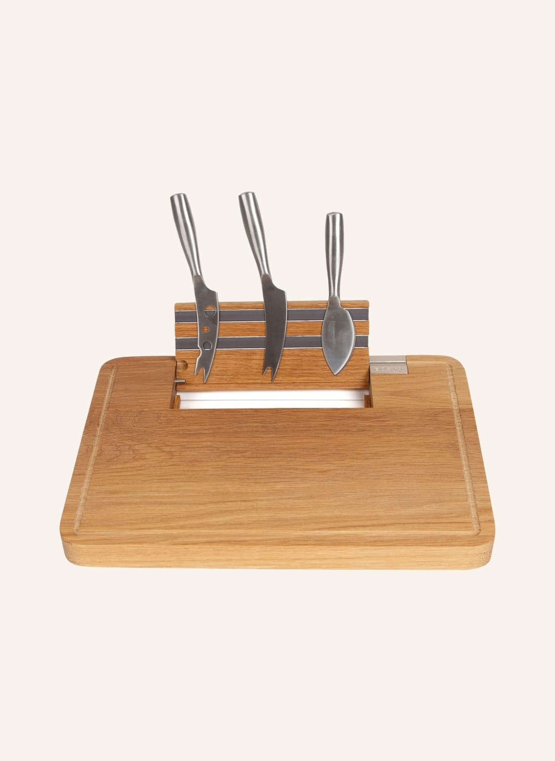 Boska Set Party: Messer Und Schneidebrett braun von BOSKA