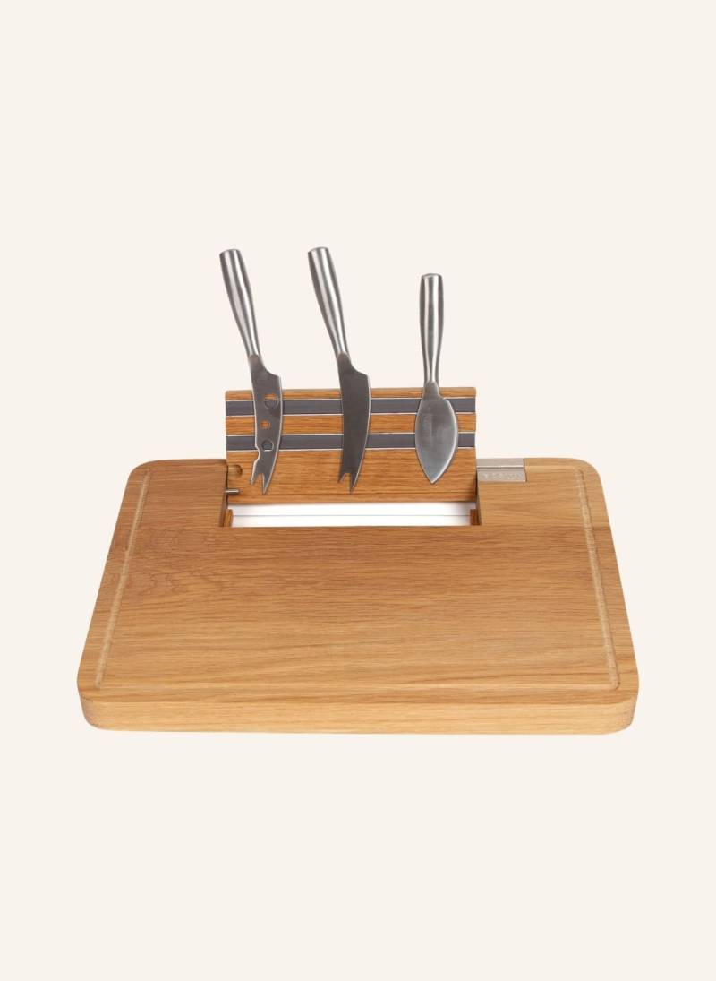 Boska Set Party: Messer Und Schneidebrett braun von BOSKA