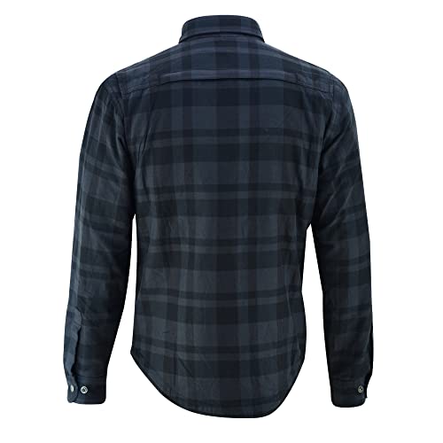 BOSmoto HERREN LUMBER-JACK JACKEN IN GRAU/ROT-SCHWARZ KARRIERT (3XL, Schwarz) von BOSmoto