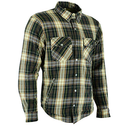 HERREN LUMBER-JACK JACKEN IN GRAU/ROT-SCHWARZ KARRIERT (2XL, Braun/Beige) von BOSMOTO