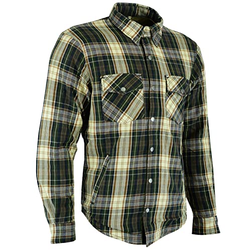 HERREN LUMBER-JACK JACKEN IN GRAU/ROT-SCHWARZ KARRIERT (3XL, Braun/Beige) von BOSMOTO