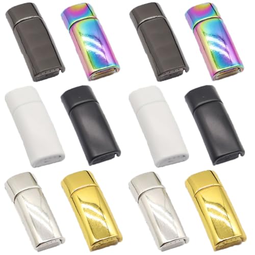 BOSOIRSOU 6 Paar No Tie Schnürsenkelschnallen, Magnetischer, krawattenloser Lazy Shoelace Lock-Schnürsenkelverschluss für Erwachsene und Kinder von BOSOIRSOU