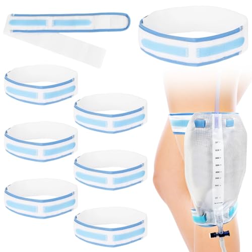 8 Stabilisator-Patches für Katheter, Harn-Beinband-Verschluss-Aufkleber für Taschenhalter und sichere Platzierung von BOSREROY