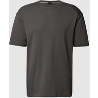 BOSS Green T-Shirt mit Label-Prägung Modell 'Talboa' in Dunkelgrau, Größe M von BOSS Green