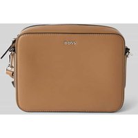 BOSS Handtasche mit Label-Applikation in Camel, Größe One Size von Boss