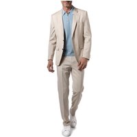 BOSS Black Herren Anzug beige Wolle von BOSS Black