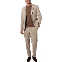 BOSS Black Herren Anzug beige Leinen von BOSS Black