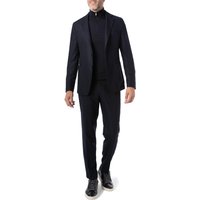 BOSS Black Herren Anzug blau Schurwoll-Stretch von BOSS Black