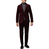 BOSS Black Herren Anzug rot Slim Fit von BOSS Black